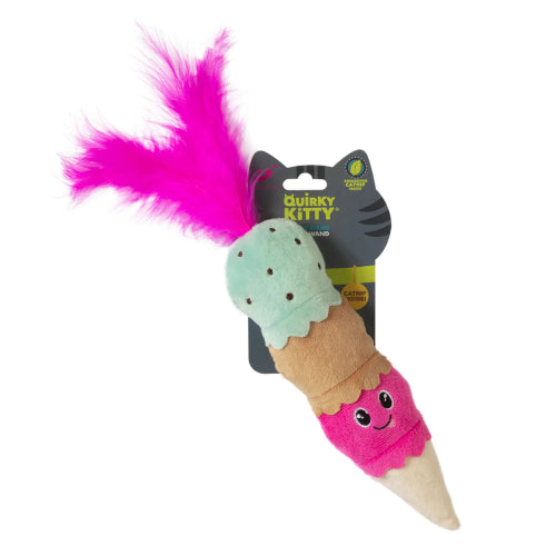Cat Toys Quirky Kitty Ice Cream Kicker