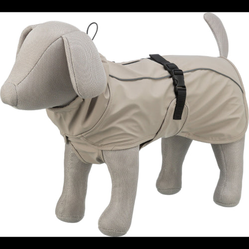 Dog Clothing Coats Waterproof BE NORDIC Raincoat L: 55cm Sand