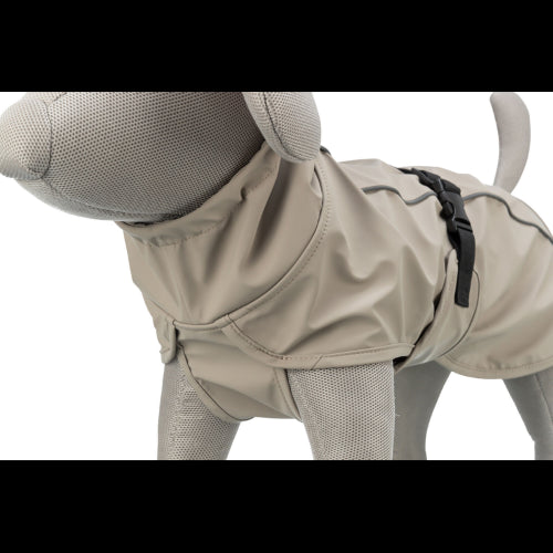 Dog Clothing Coats Waterproof BE NORDIC Raincoat L: 55cm Sand