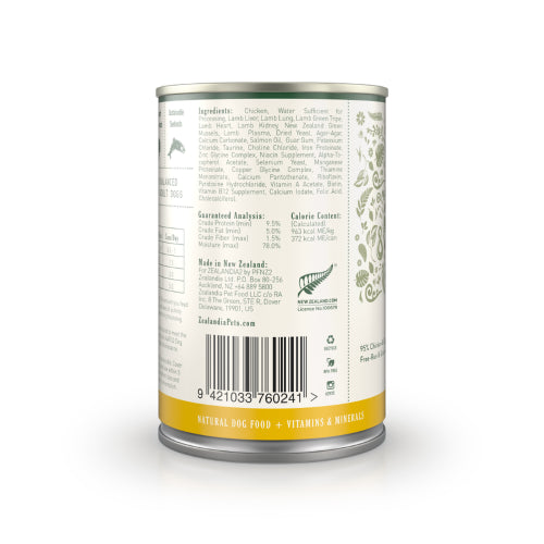 Dog Food Zealandia Dog - Chicken Pate 385g x12