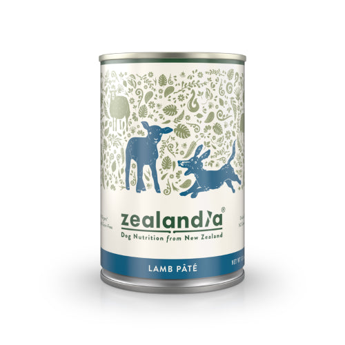 Dog Food Zealandia Dog - Lamb Pate 385g x12