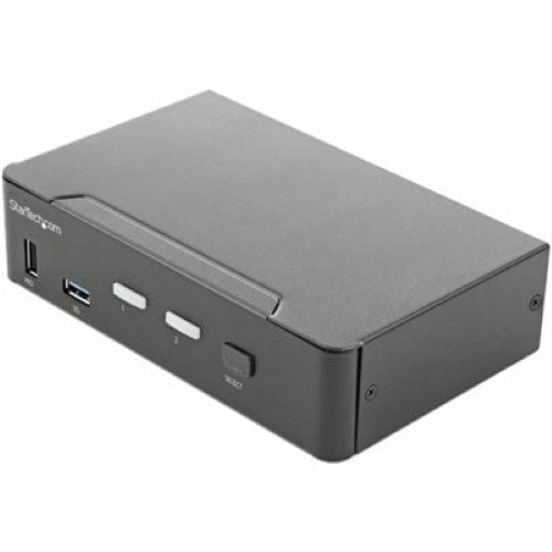 2 Port HDMI KVM Switch 4K 60Hz w USB Hub