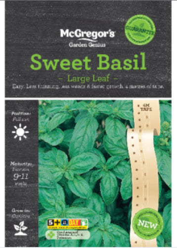 McGregor's Basil Sweet Large Leaf Packet
