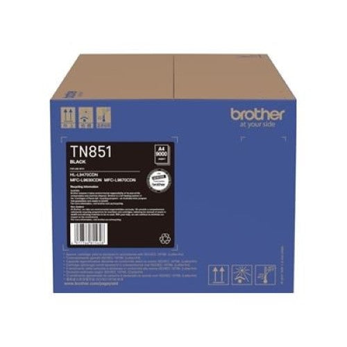 Brother TN851BK Black Toner Cartridge (TN851BK)