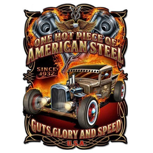 Glory Embossed Iron Wall Art