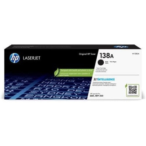 HP 138A Black Original LaserJet Toner Cartridge (W1380A)