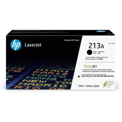 HP 213A Black Original LaserJet Toner Cartridge (W2130A)
