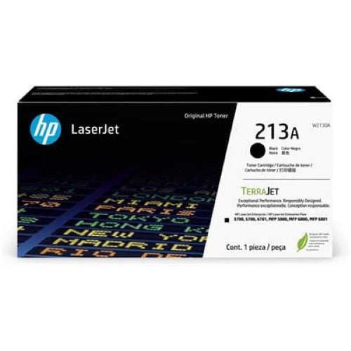 HP 213A Black Original LaserJet Toner Cartridge (W2130A)