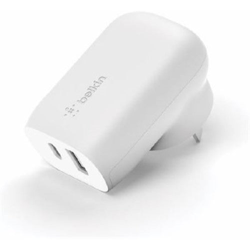 Belkin BOOSTCHARGE DUAL USB-A WALL CHARGER 24W (WCB009AUWH)