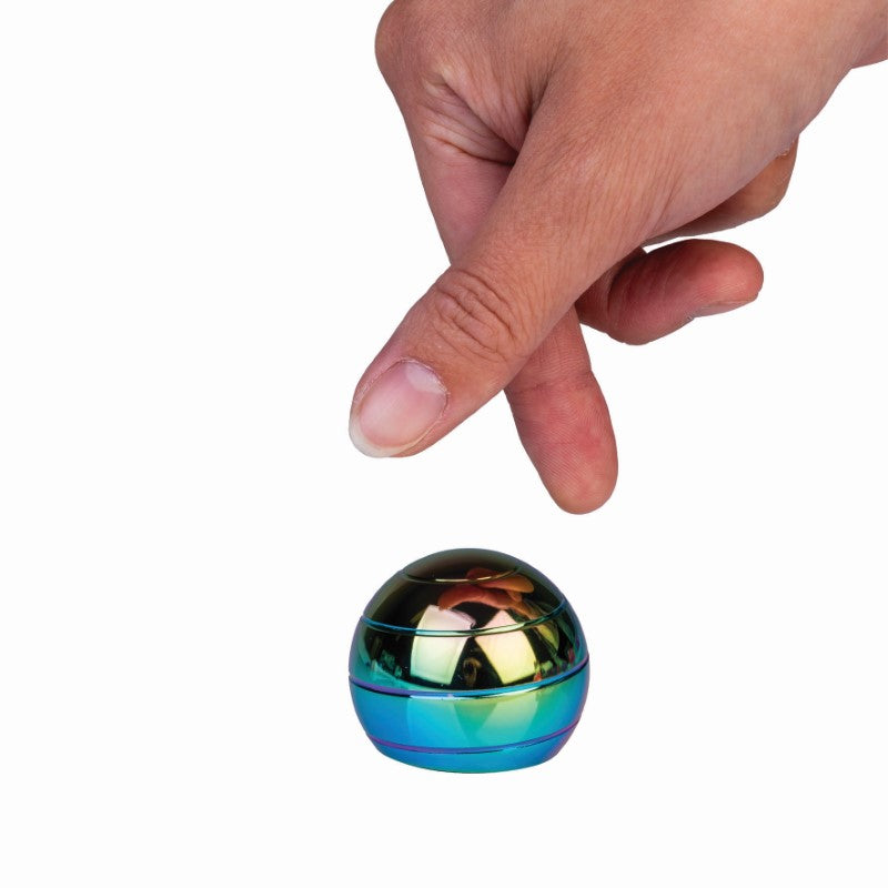 Metallic Rainbow Gyro (3.9 x 3.9 x 3.3cm)