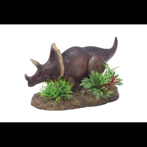 Aquatic Ornament Dinosaur triceratops large