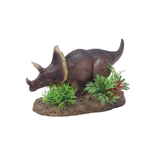 Aquatic Ornament Dinosaur triceratops large