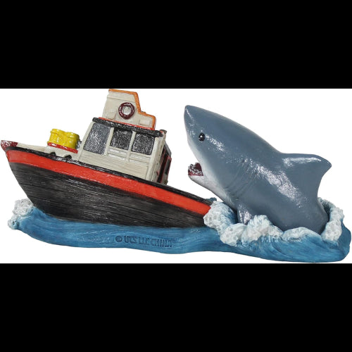 Aquatic Ornament Jaws Boat Attack- Small