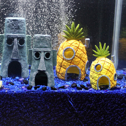 Aquatic Ornament Squidwards Home Swim Through - 20cm