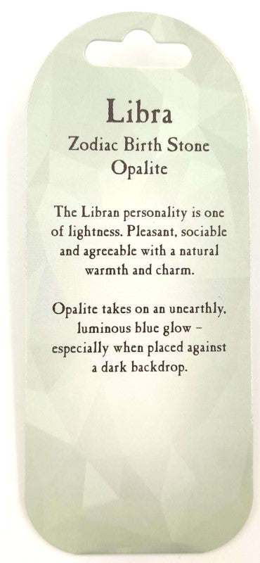 Zodiac Keyring - Libra Opalite (Set of 6)