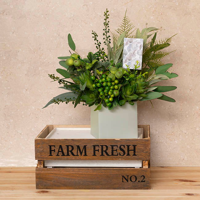 Mini Posy Box Matte Autolock Base Pk25 Sage