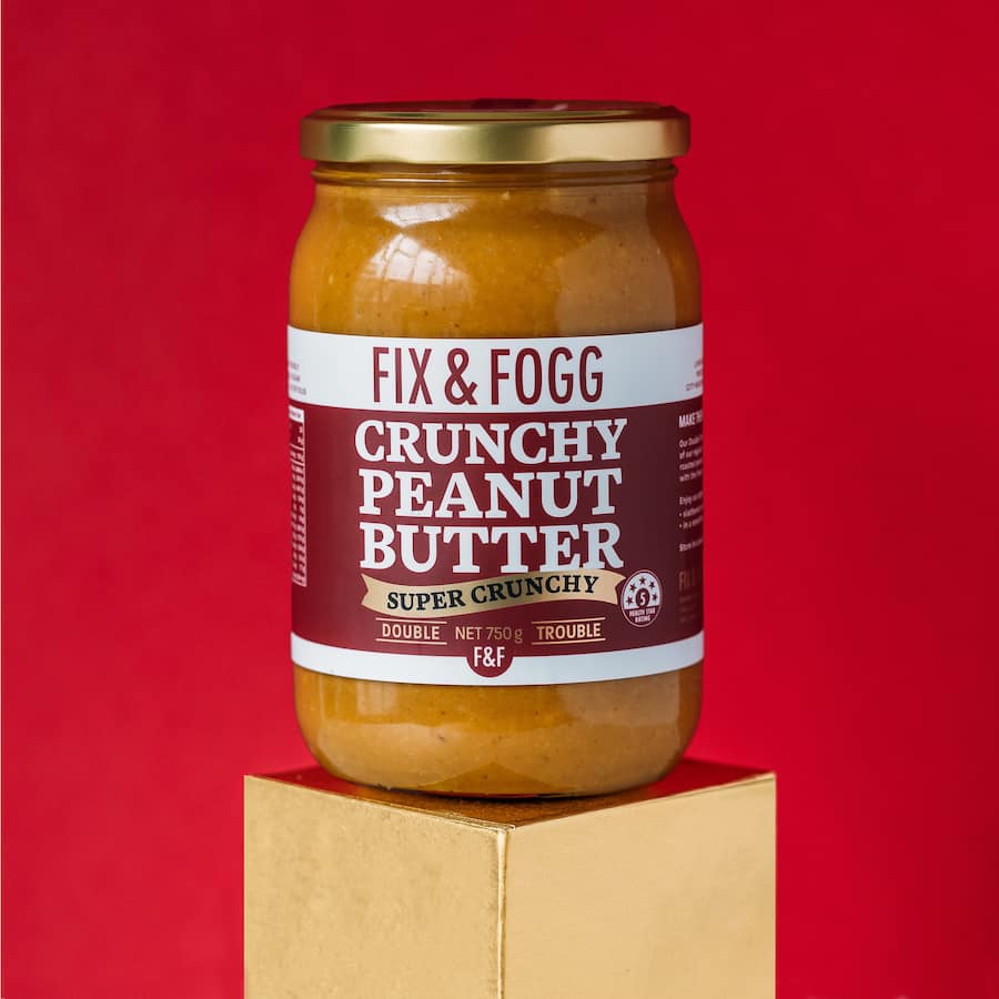 Fix & Fogg Peanut Butter Super Crunchy Double Trouble 750g