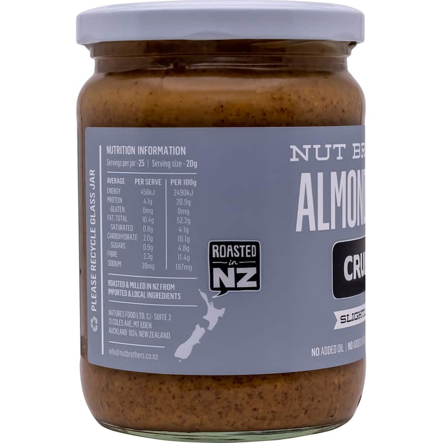 Nut Brothers Almond Butter Crunchy 500g
