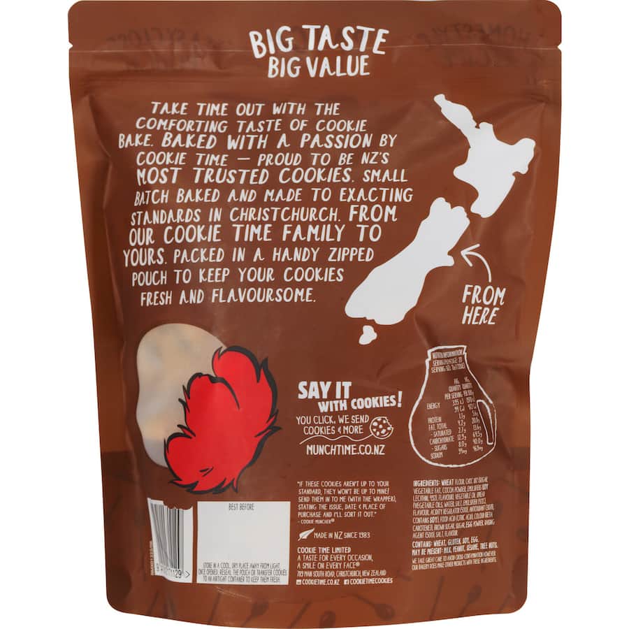 Cookie Bake By Cookie Time Cookies Chocolate Chip 400g