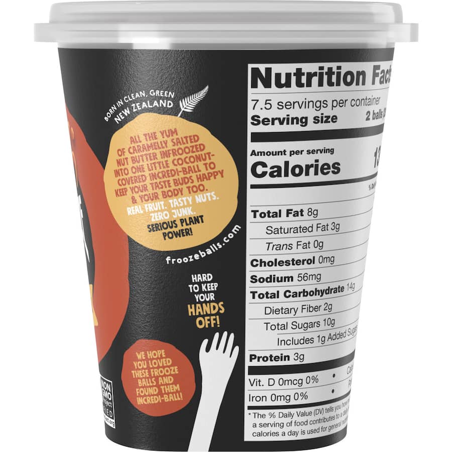 Frooze Balls Snack Balls Caramel Nut Butter 210g