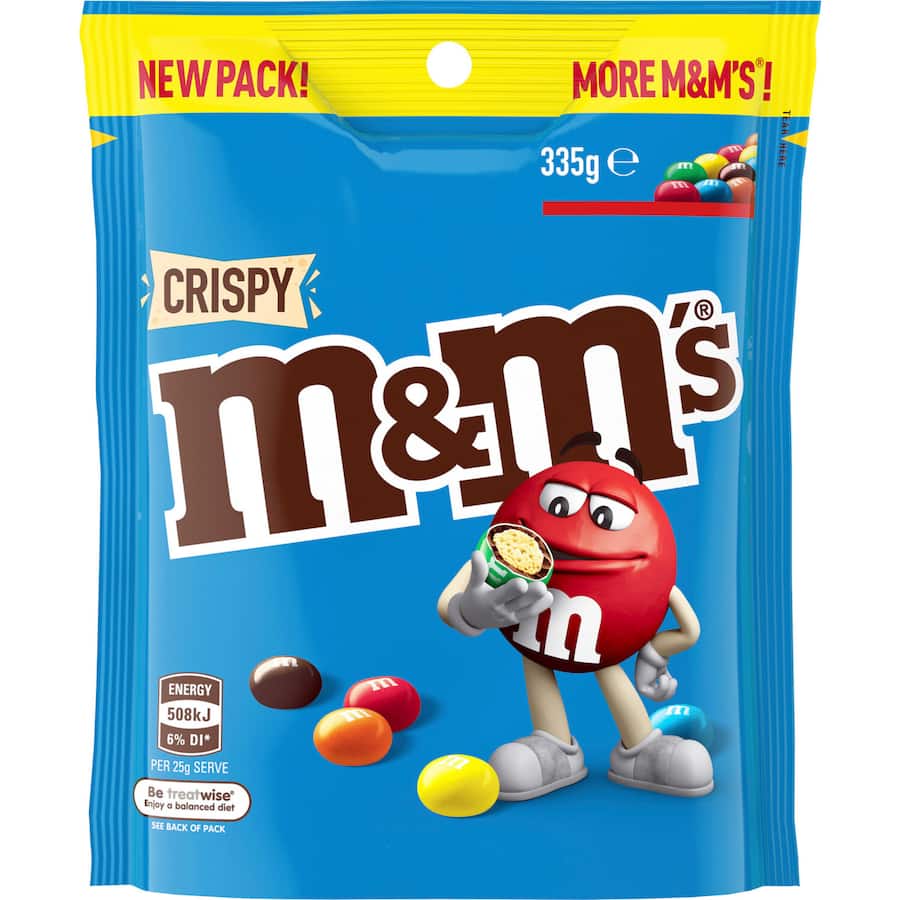 M&ms Sweets Crispy Pouch 335g