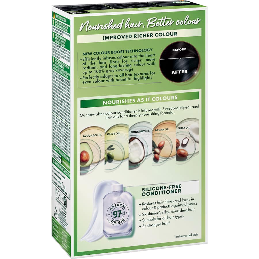 Garnier Nutrisse Hair Colour Liquorice 1.0 1pack