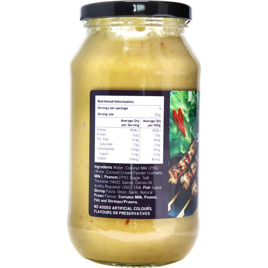 Madewell Meal Base Spicy Satay Simmer Sauce 500g