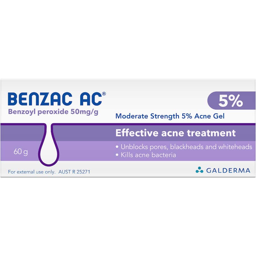 Benzac Ac Acne Treatment Gel 5% 60g