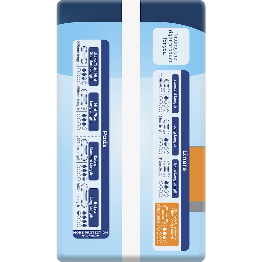 Tena Continence Liner Ultra Long 22pack