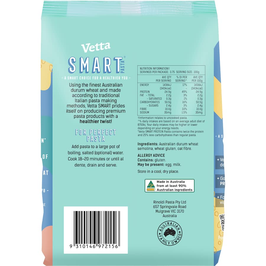 Vetta Smart Pasta Protein Penne 375g