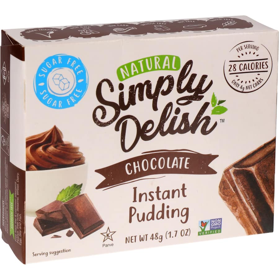 Simply Delish Vegan Instant Pudding Chocolate