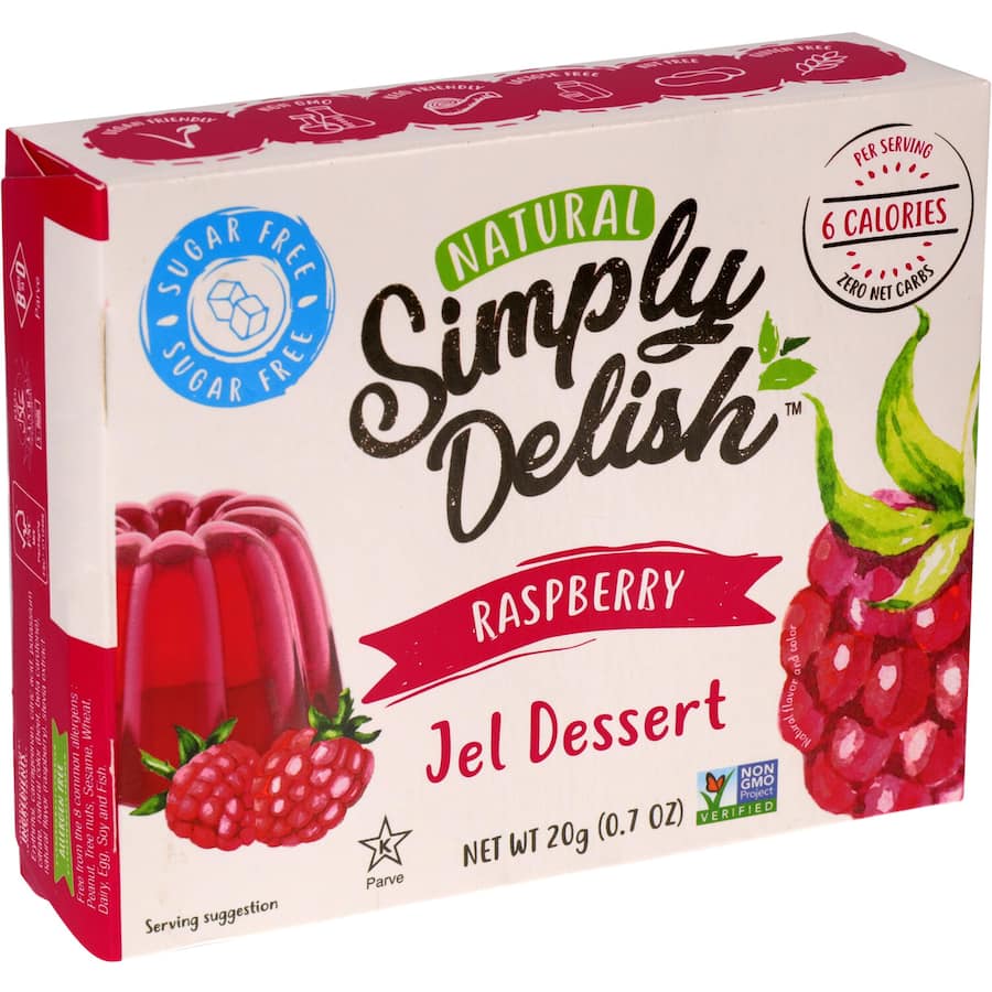 Simply Delish Vegan Jelly Crystals Raspberry