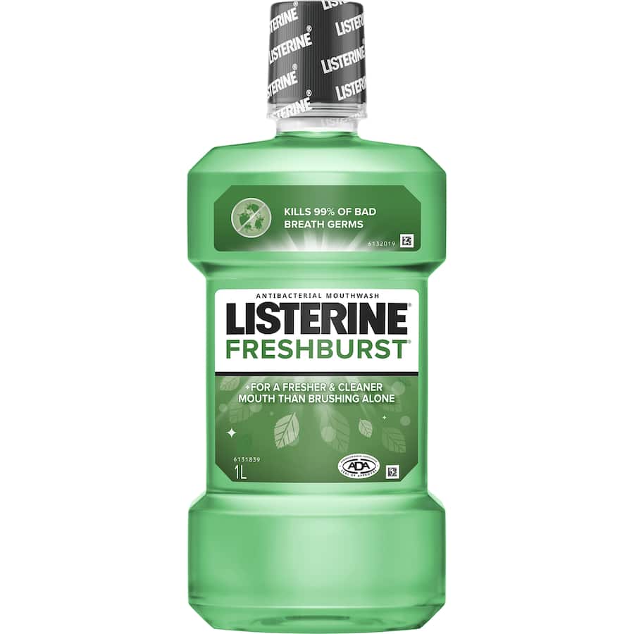 Listerine Mouthwash Fresh Burst 1L