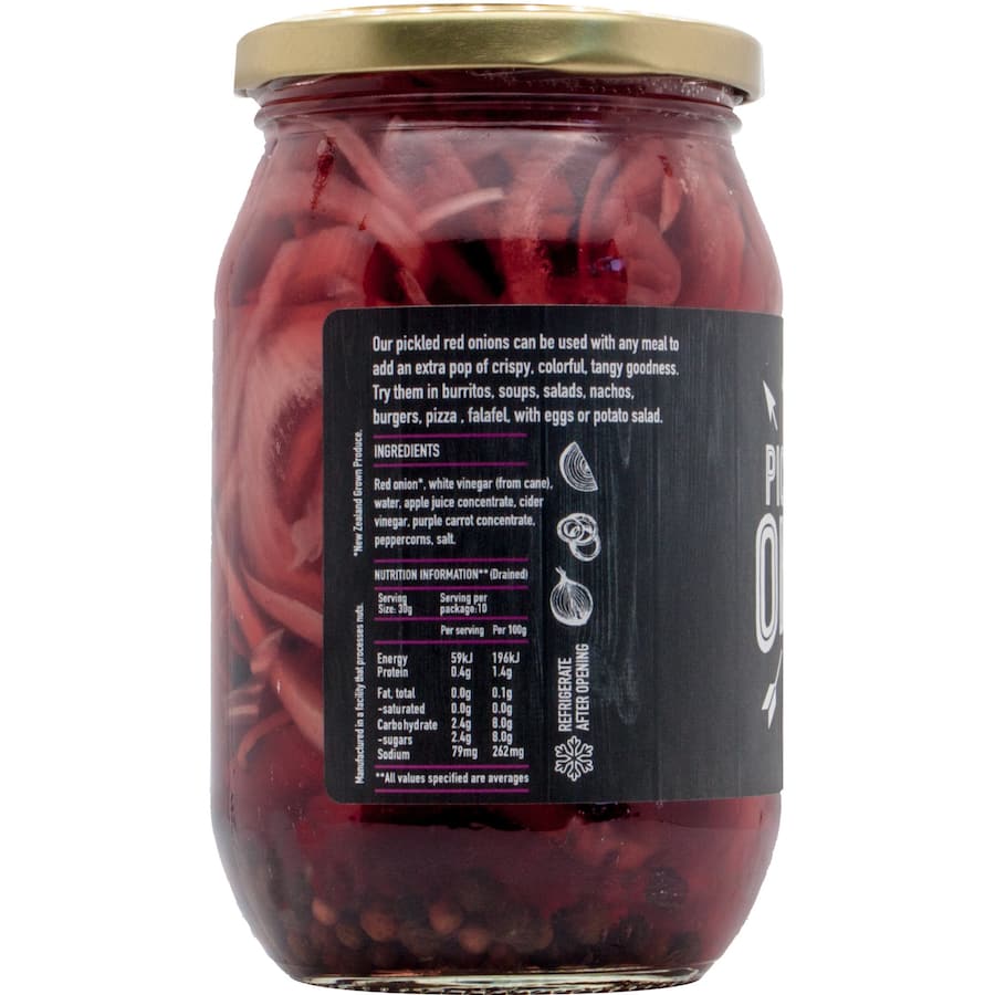 Aldersons Pickled Onions Red Sweet & Sour 485g