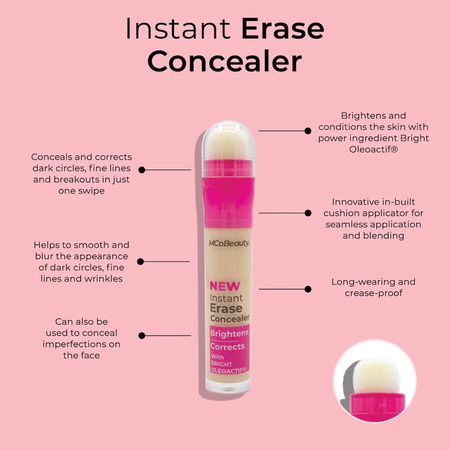 Mcobeauty Instant Erase Concealer Ivory 6mL