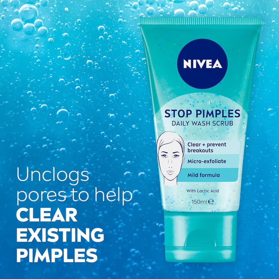 Nivea Daily Facial Wash Scrub Clean Deeper 150mL