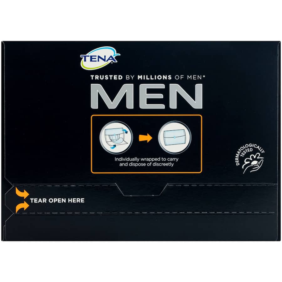 TENA Men Continence Pads Level 3 offer discreet, super absorbent protection against heavy bladder leaks for confident living.