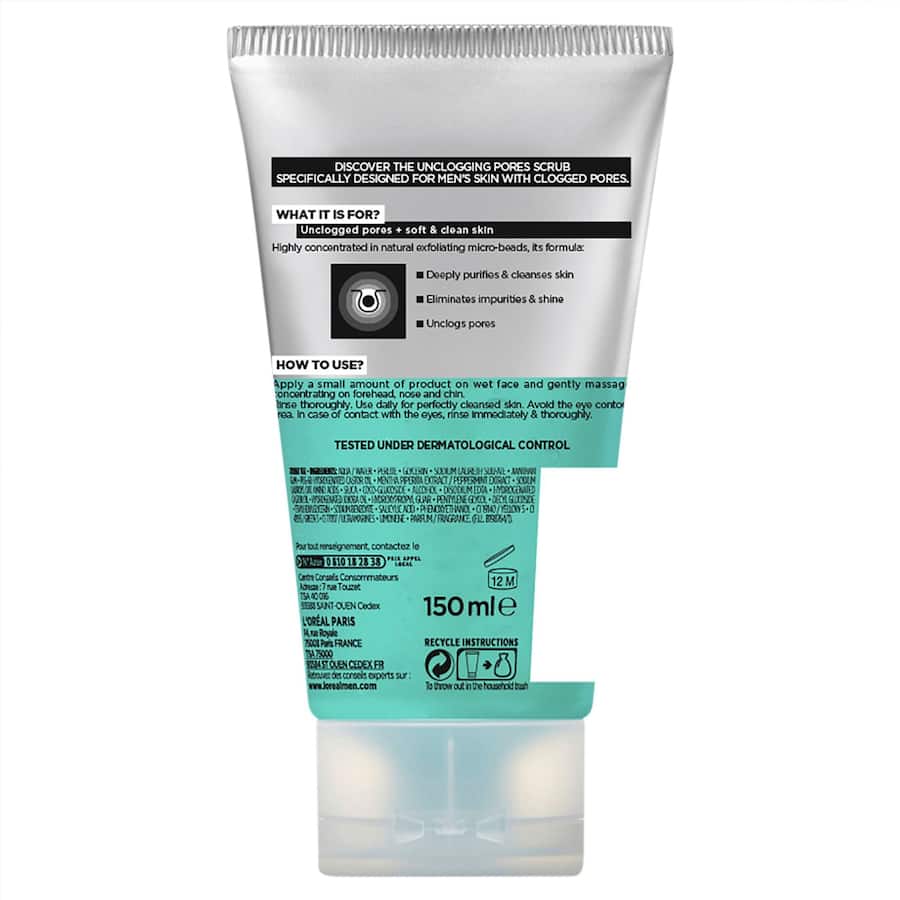 Loreal Men Expert Facial Scrub Hydra Energetic Exfoliating