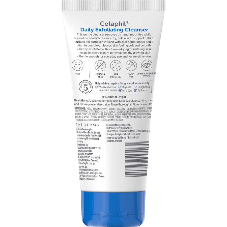 Cetaphil Daily Exfoliating Cleanser 178mL