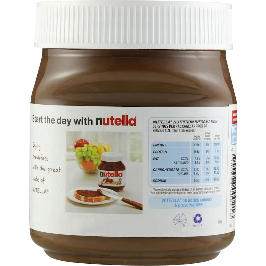 Nutella Hazelnut Spread Jar 400g