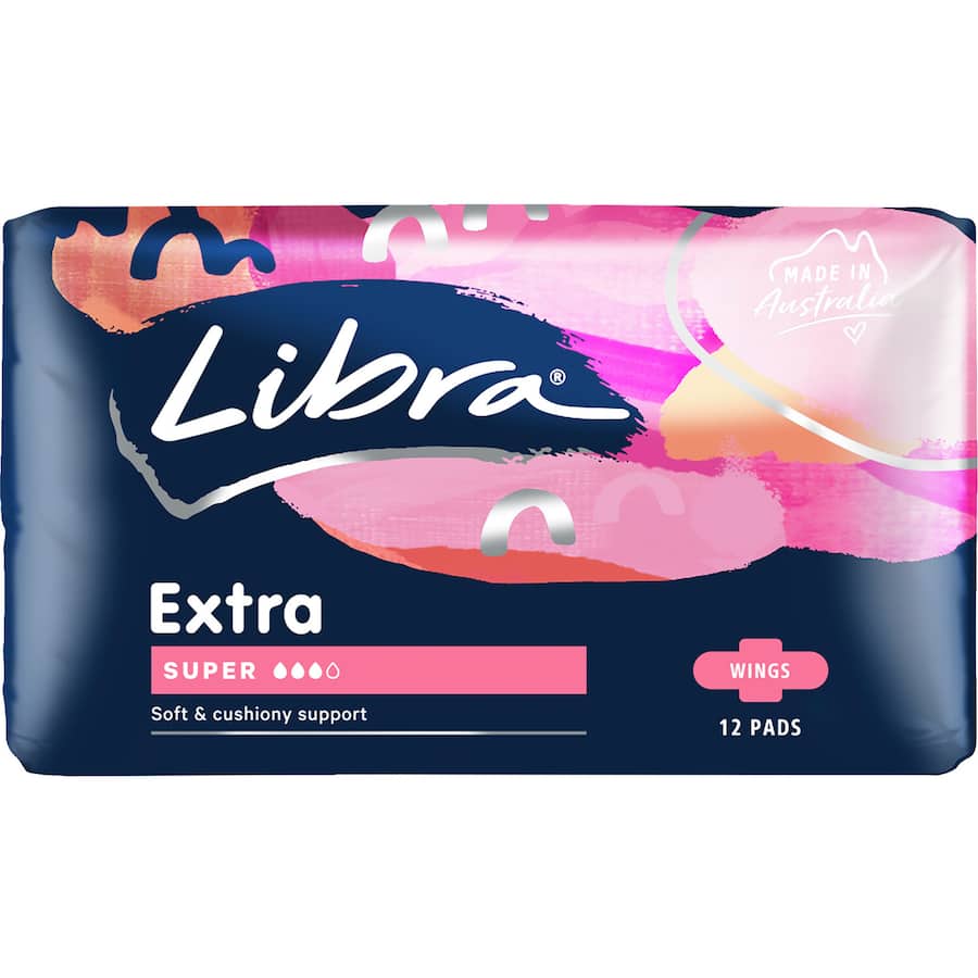 Libra Extra Pads Super With Wings 12pack