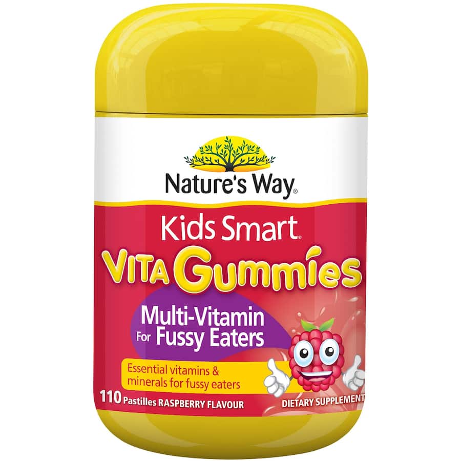 Nature's Way Kids Smart Vita Gummies Multi Fussy Eaters 110pack