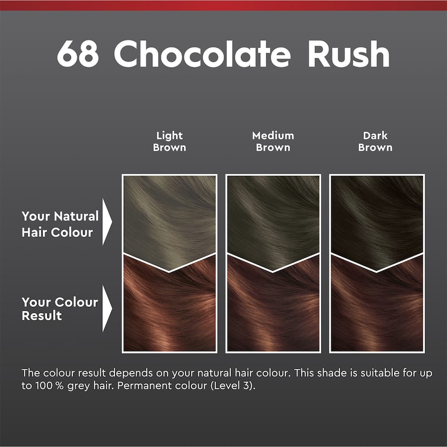 Schwarzkopf Brilliance Hair Colour 68 Chocolate Rush 1pack