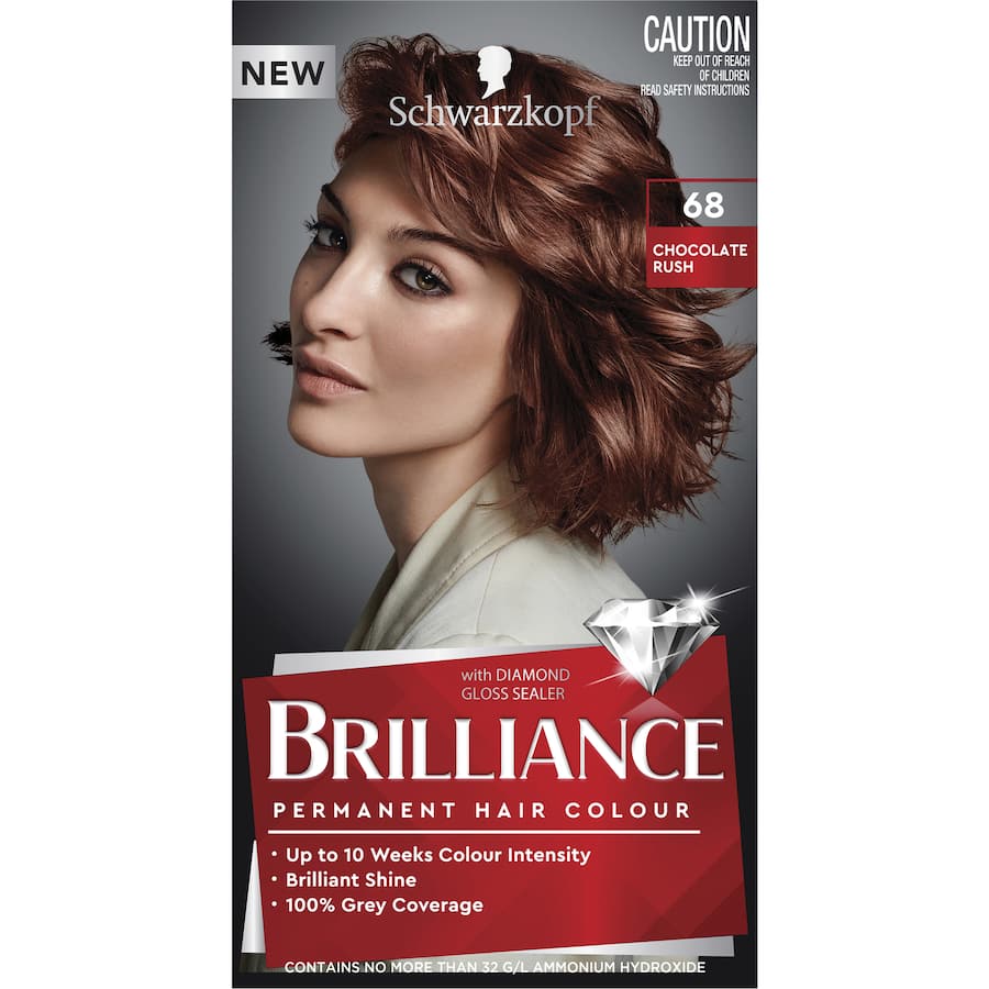 Schwarzkopf Brilliance Hair Colour 68 Chocolate Rush 1pack