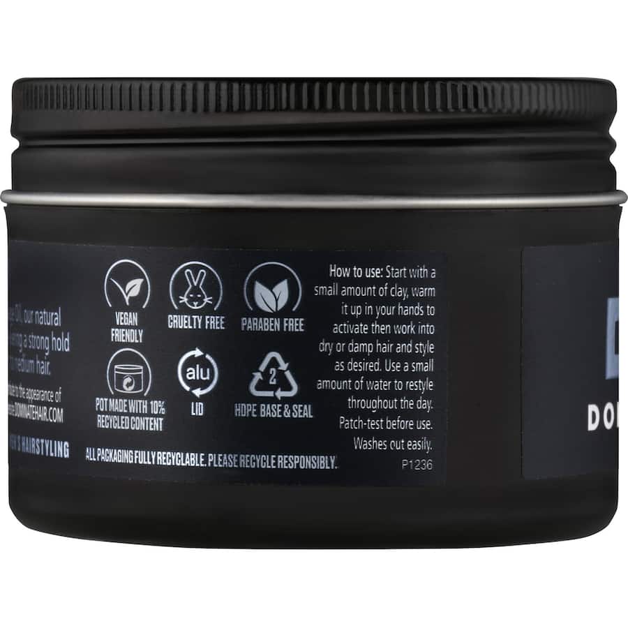 Dominate Hair Product Out Of Bed Clay 100g