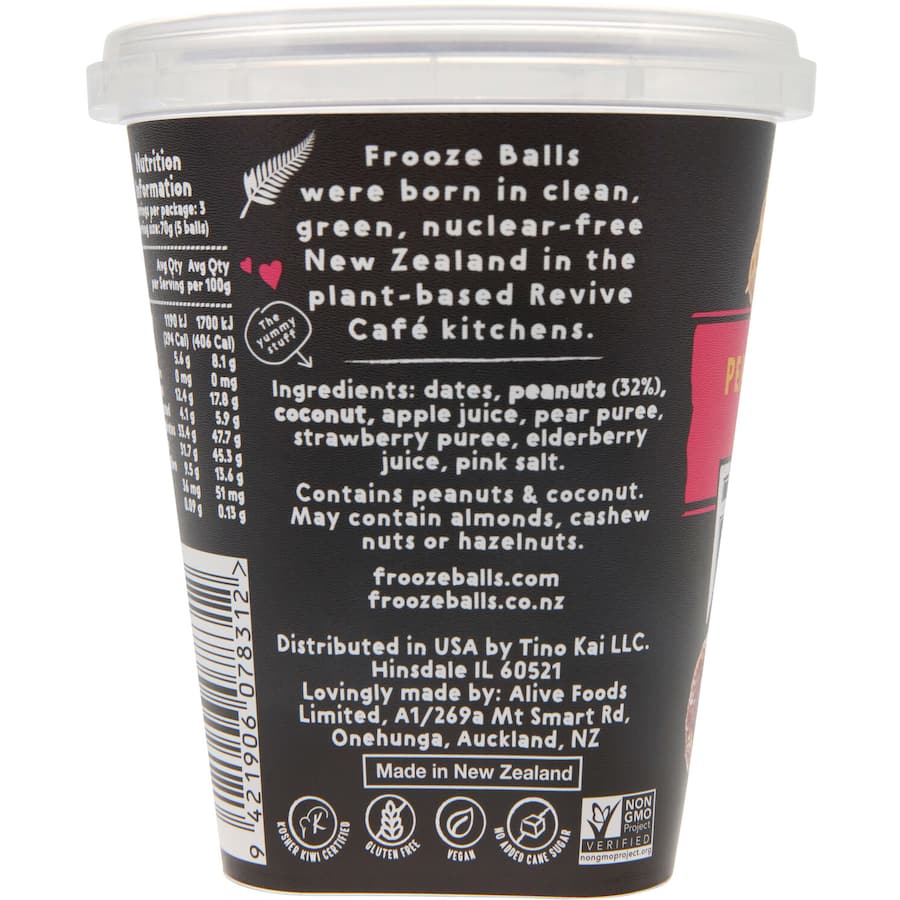 Frooze Balls Snack Balls Peanut Butter & Jelly