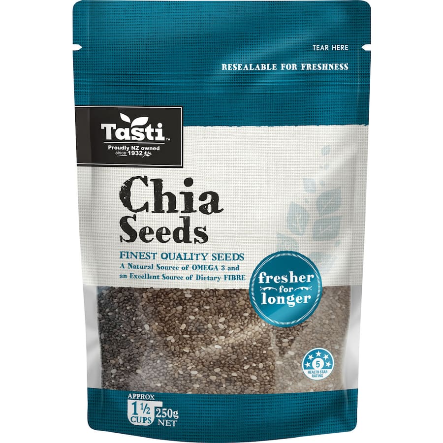 Tasti Chia Seeds Resealable pouch 250g