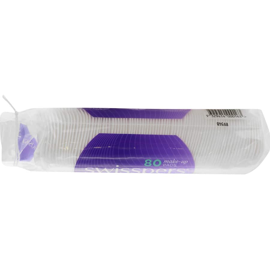 Soft and strong Swisspers Cotton Pads, perfect for cleansing, toning, and makeup removal without irritation.