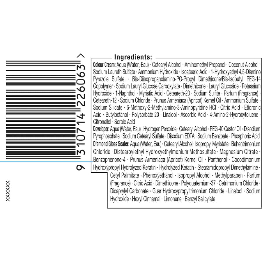 Schwarzkopf Brilliance Hair Colour 23 Burgundy Chic tube featuring vibrant burgundy shade and nourishing formula for healthy shine.