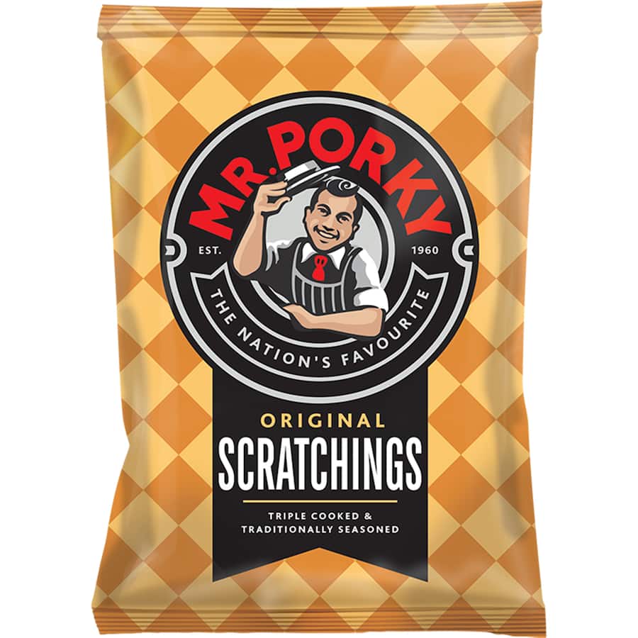 Mr Porky Pork Scratchings Original Gold 40g